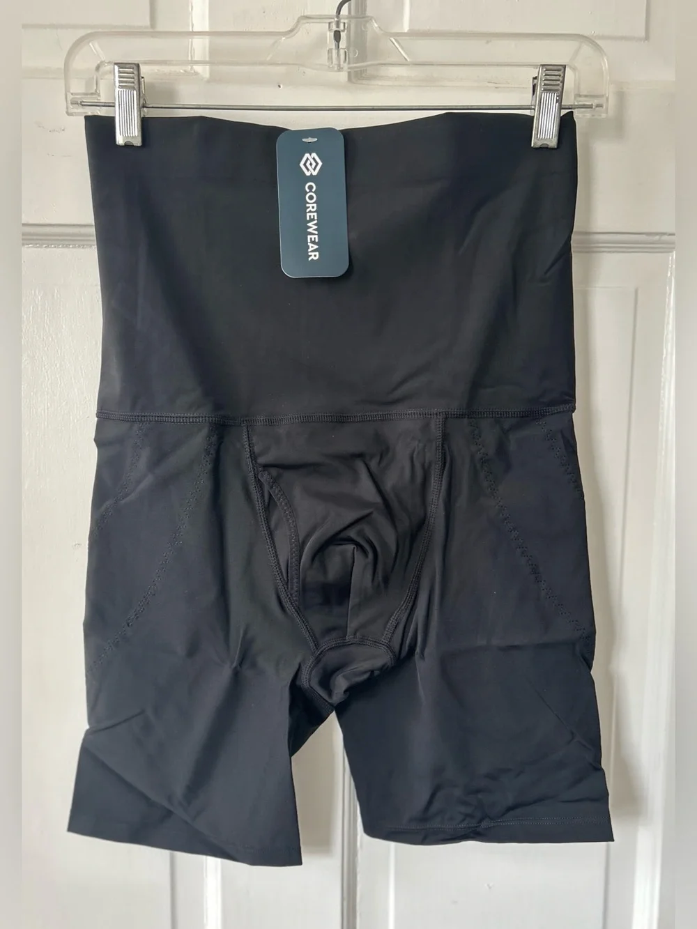 NWT Men’s COREWEAR Athletic Boxers Size M Black COREMAX BOXER Compression Shorts